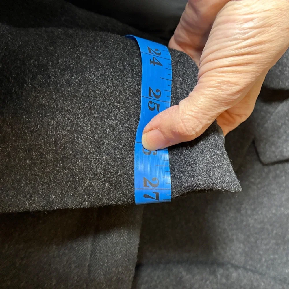 Club Room Black Wool Silk Cashmere Blazer 2 Button Sport Coat Mens 48L